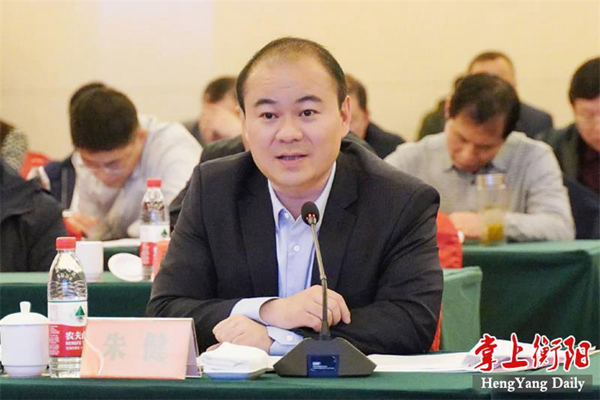 姚来英率队巡查洣水株洲段和衡阳段,朱健作表态发言