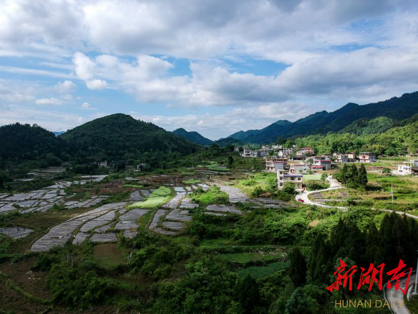 龙山县农车镇农车村全貌