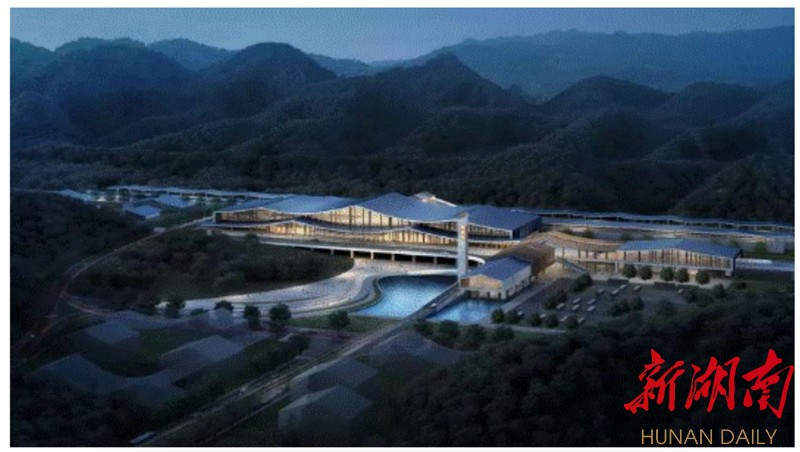 凤凰高铁站俯瞰图