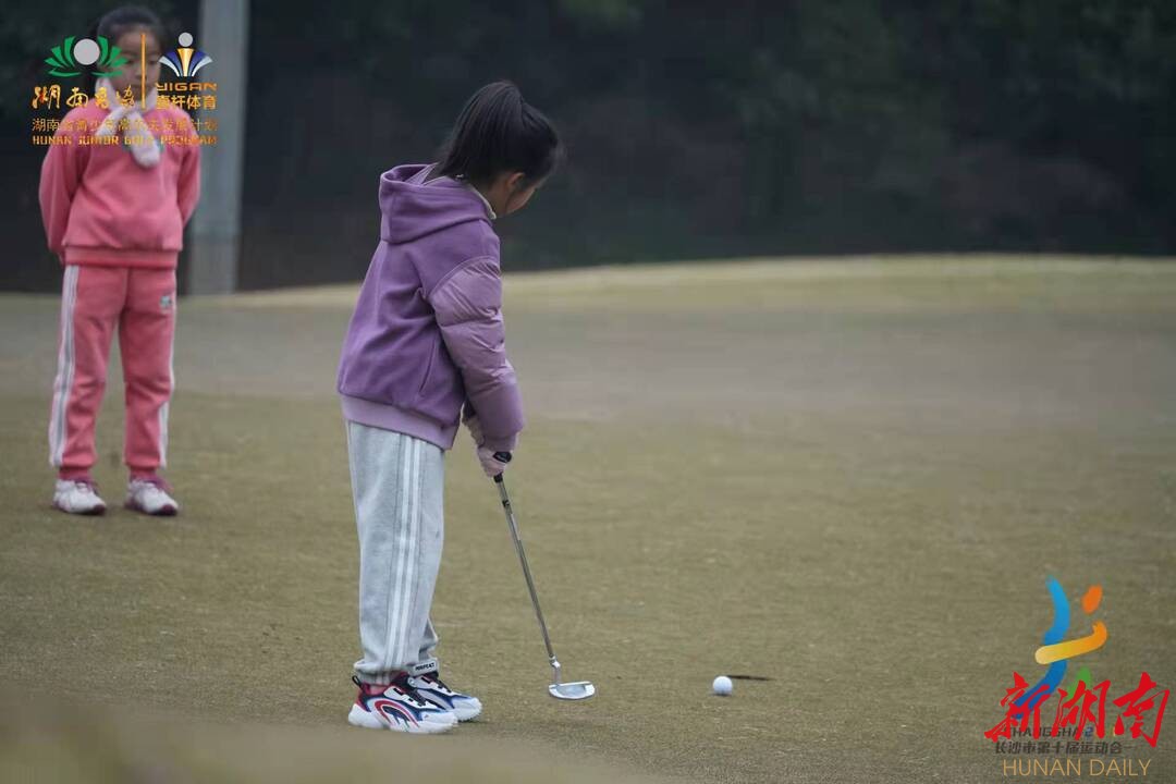 高尔夫球上演2021长沙市运会首秀沈皓轩贺馨玉分获男女子个人总杆冠军