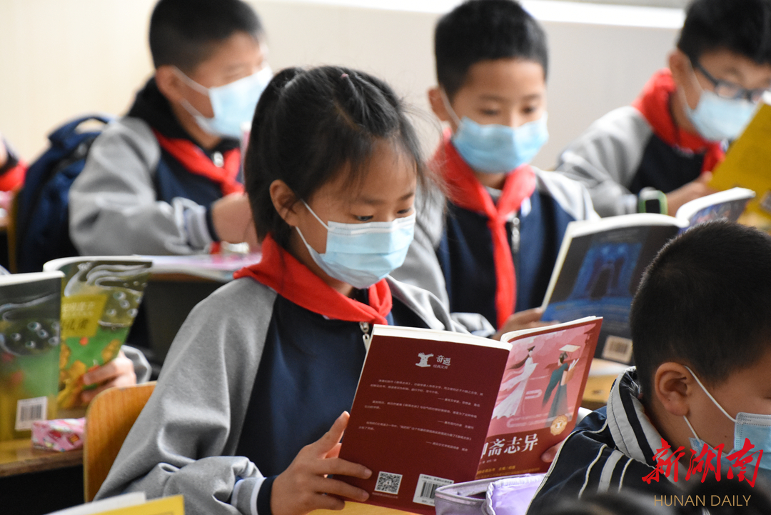 武陵区三岔路小学：让阅读成为一种习惯