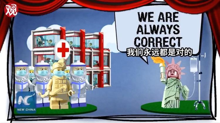 中美疫情对比视频引海外热议