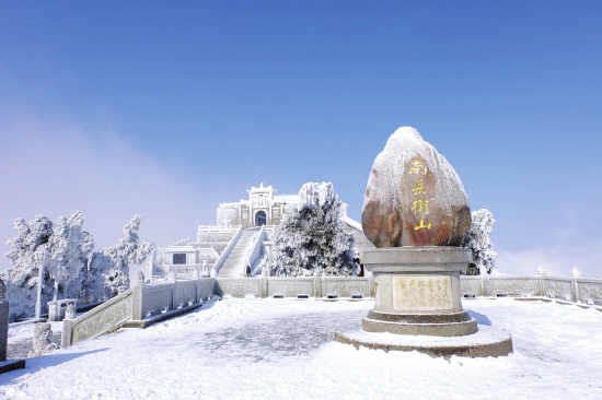 湖南衡阳雪景图片