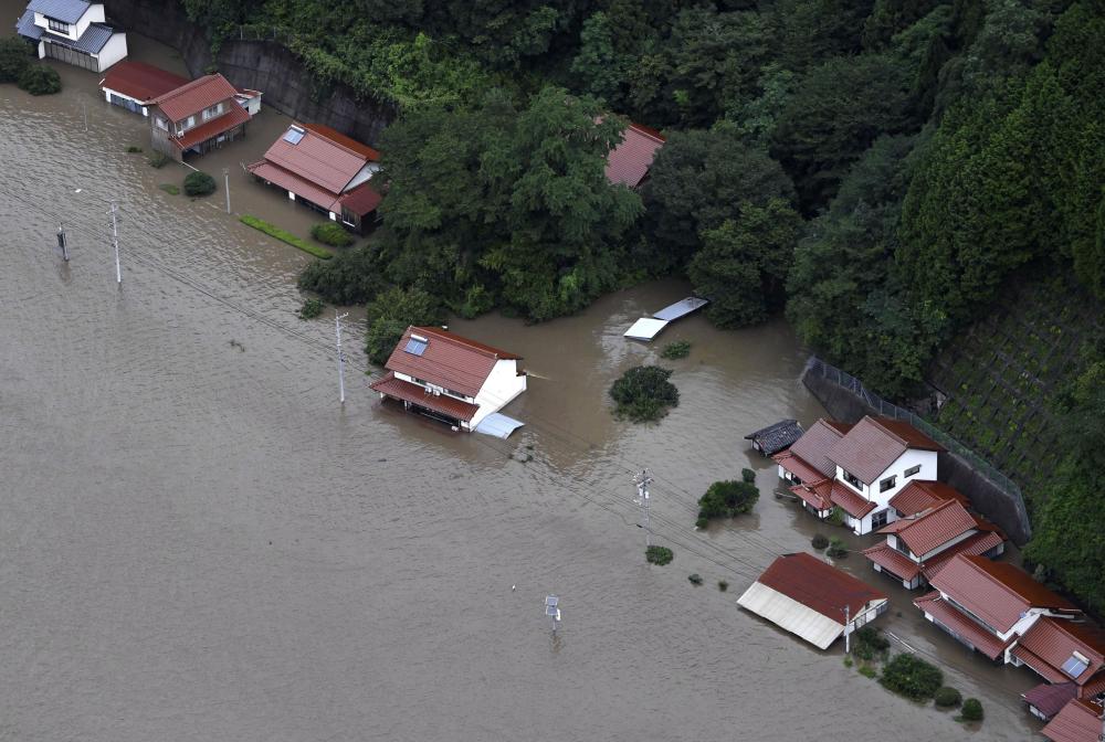 日本政府认定7月份暴雨为特定紧急灾害