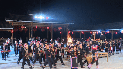 旅游|第二届中国舞蹈艺术大展“56个民族56种舞”走进江华湘江乡桐冲口