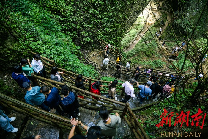 专家、嘉宾及媒体在洛塔园区灵洞采风 专家、嘉宾及媒体在洛塔园区灵洞采风