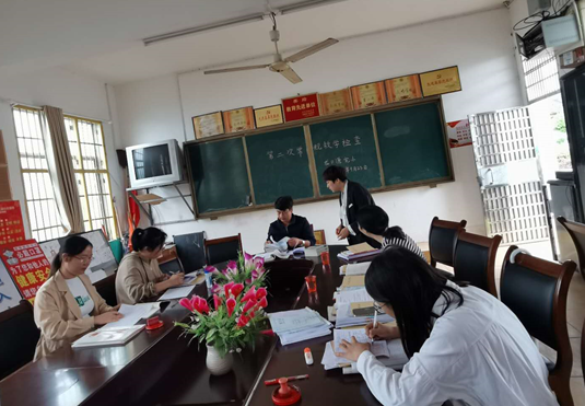 祁阳龙口源完小开展教学常规检查