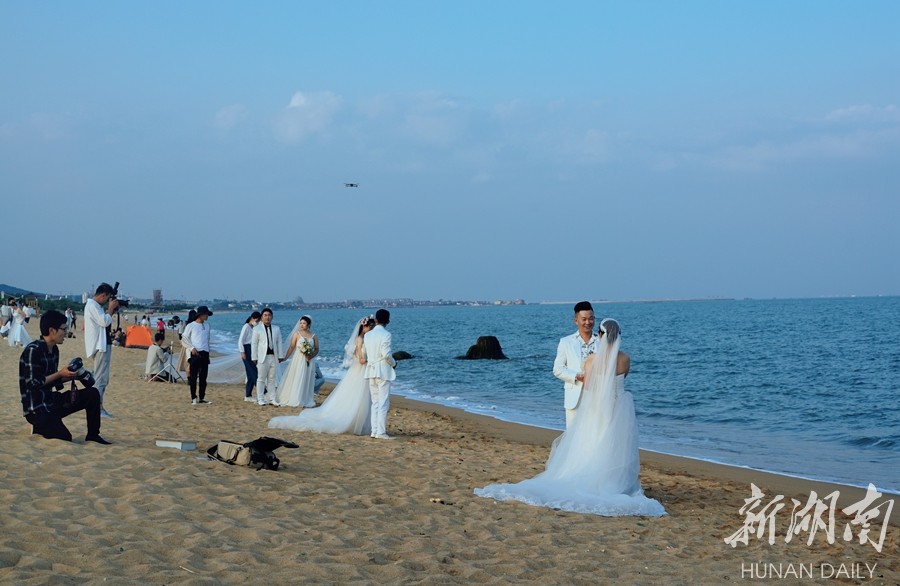 日照碧海蓝天婚庆公园图片