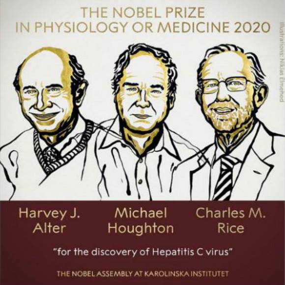 诺贝尔奖揭晓!三人因发现丙肝病毒获医学奖，其中一位是“上海老朋友”