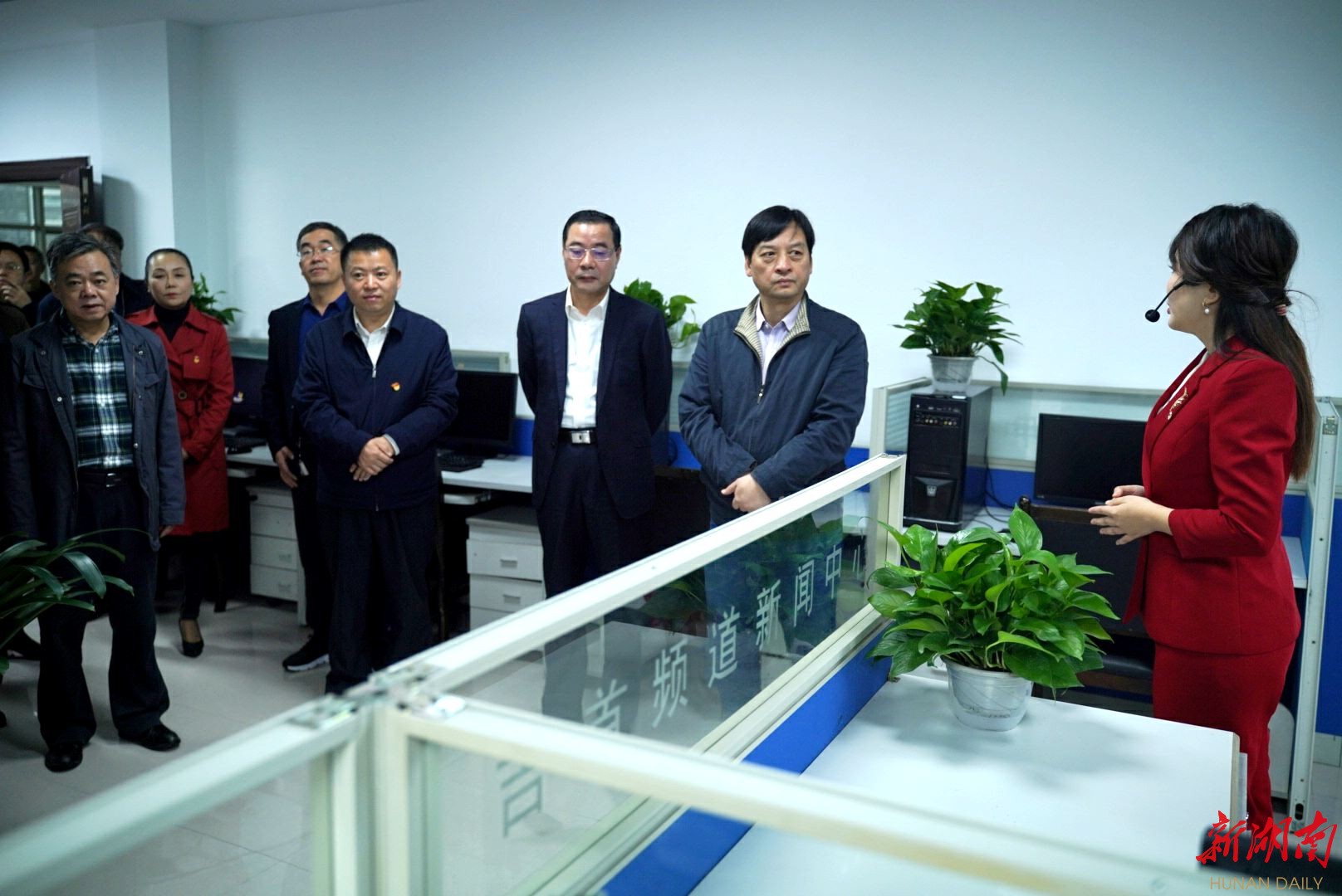参观吉首市融媒体中心 参观吉首市融媒体中心