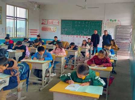祁阳八宝镇教管中心：精心组织小学第一次月考
