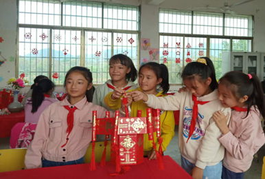 祁阳马鞍岭小学手工课有特色