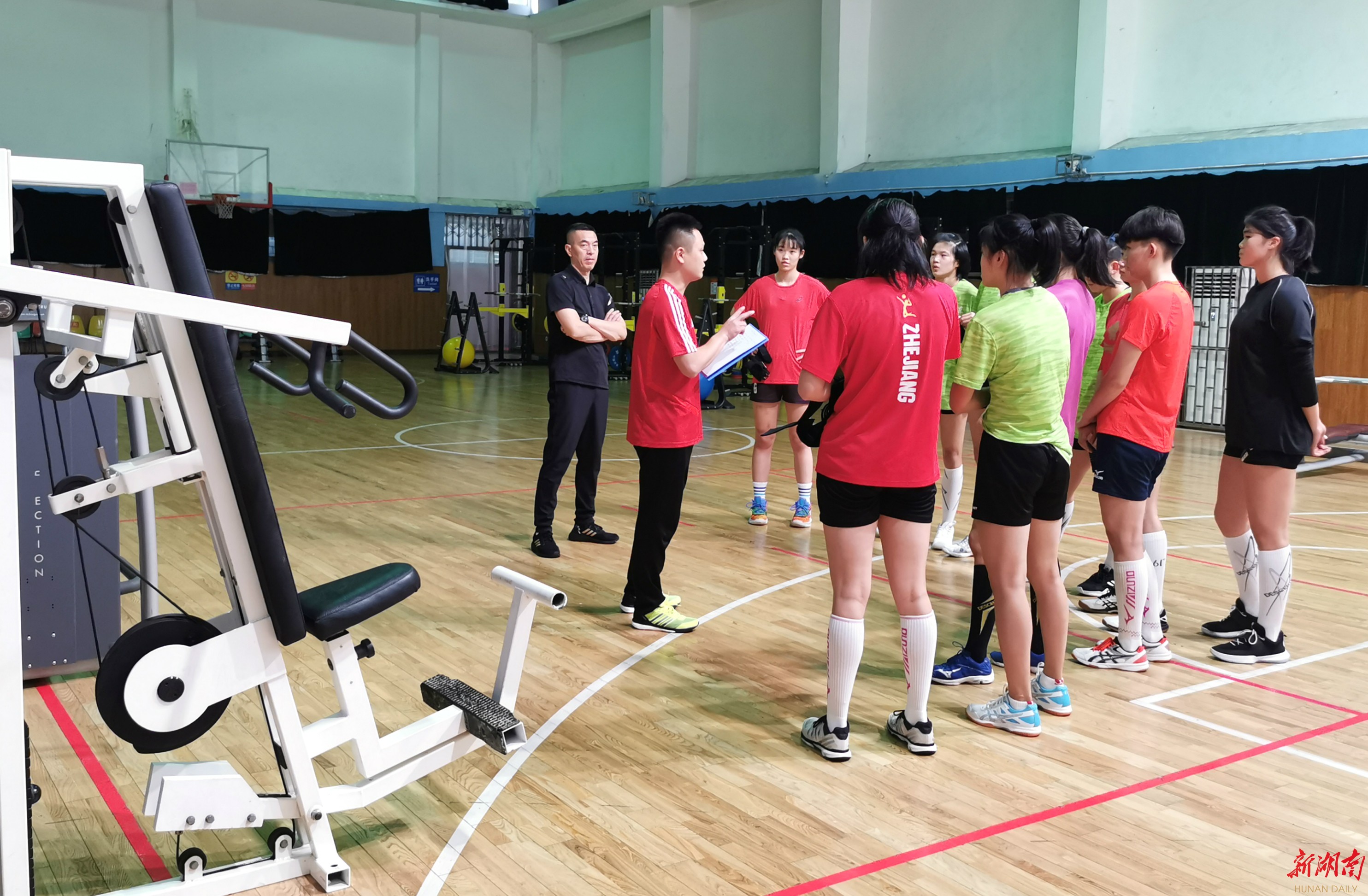 加强后备人才培养全国女排 希望之星 训练营在郴开营 体育教育 新湖南