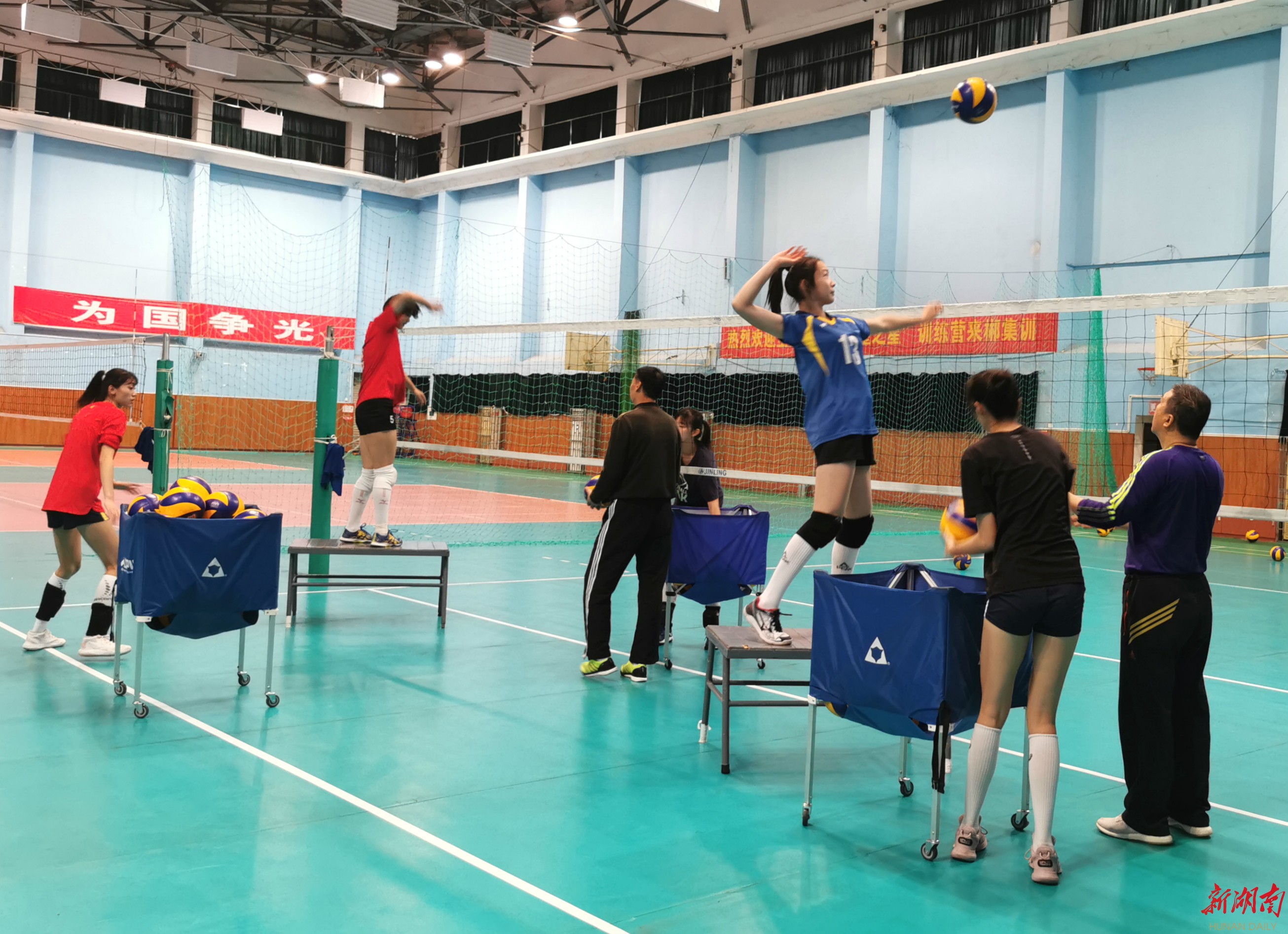 加强后备人才培养全国女排 希望之星 训练营在郴开营 体育教育 新湖南