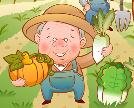 我和爷爷的一天