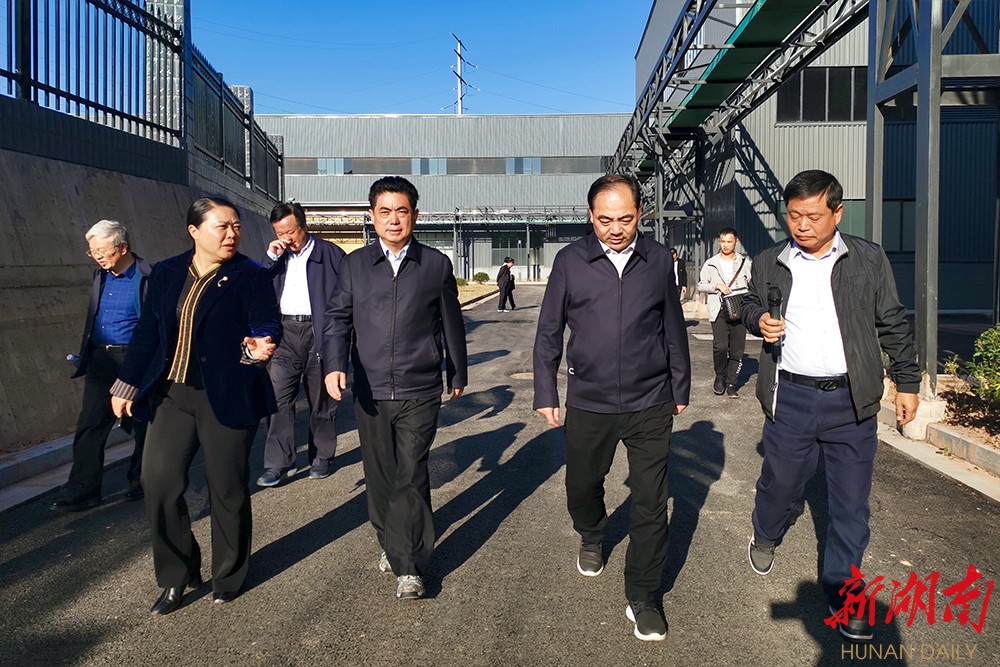 阳卫国考察湖南先伟实业有限公司 阳卫国考察湖南先伟实业有限公司