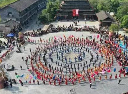 2020年“湘西·龙山土家族舍巴日”在里耶古镇隆重举行