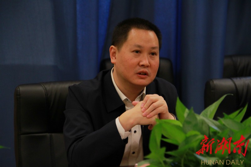 金鹰报刊社社长,总编辑刘正勇吕正平对金鹰报衡阳工作站的成立表示