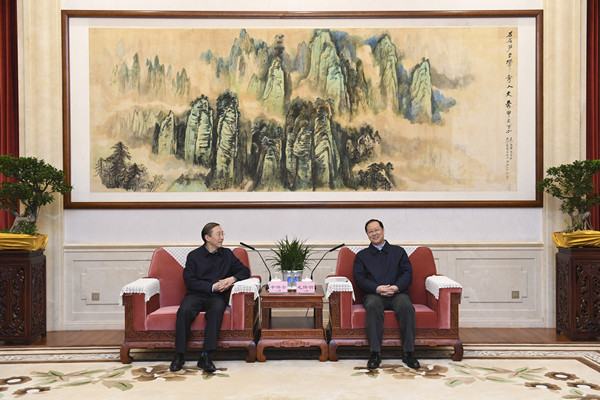 湖南省政府与国网公司座谈 毛伟明辛保安出席