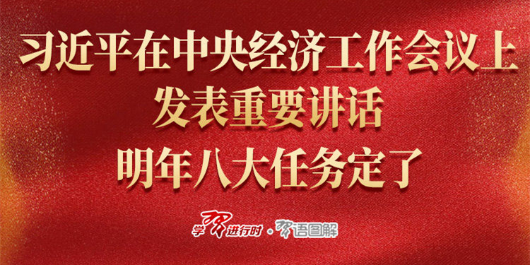 习近平在中央经济工作会议上发表重要讲话，明年八大任务定了