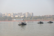 橘子洲水陆两栖车（艇）首航 开启中国首条水陆两栖游之旅