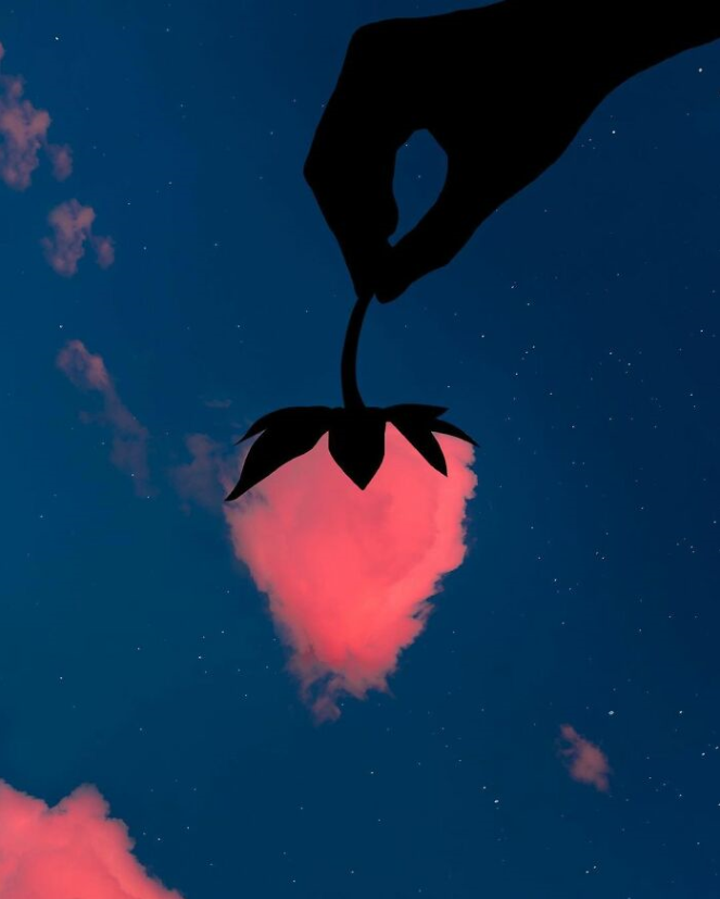 太梦幻了:巧用借位拍出不一样的云朵