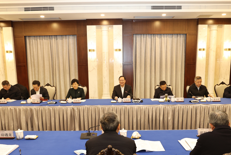 省政府就“十四五”规划纲要和《政府工作报告》征求院士专家企业家意见 毛伟明出席