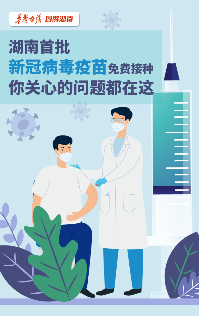 湖南首批新冠病毒疫苗免费接种