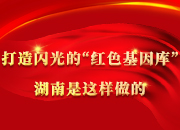 海报丨打造闪光的“红色基因库”，湖南是这样做的