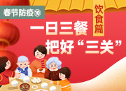 春节防疫⑩丨饮食篇： 一日三餐，把好“三关”