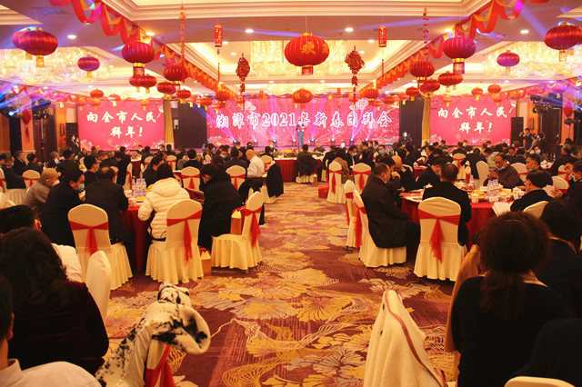 新春团拜会上的"湘潭味道"