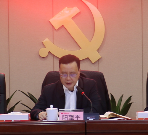 湖南省国资集团党委书记,董事长胡新保以《坚定笃行