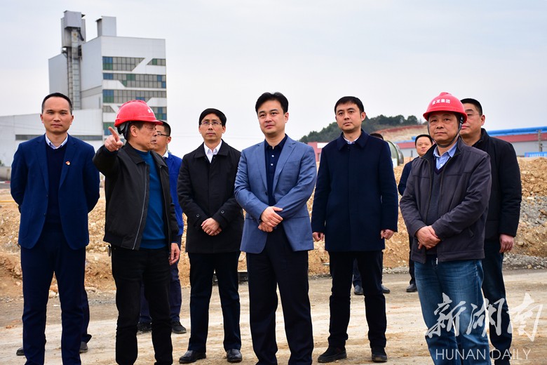白云峰到湖南金龙项目现场走访调研项目推进情况 雨湖要闻 新湖南