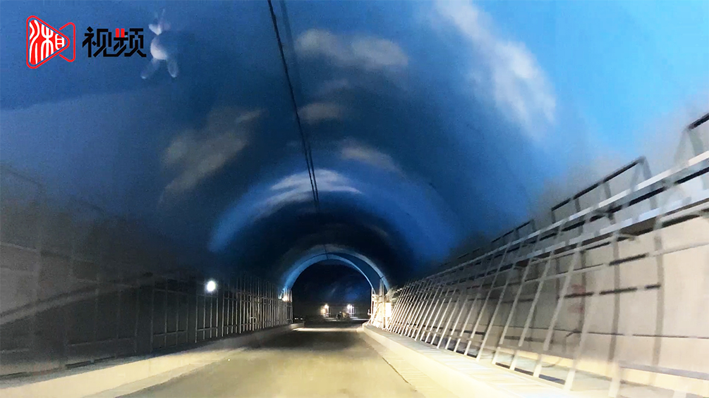 长沙的这条隧道里,将现"蓝天白云" - 新湖南客户端.