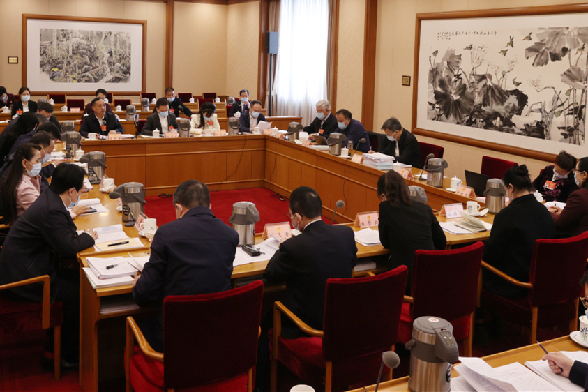 湖南代表团分组审查计划报告和预算报告