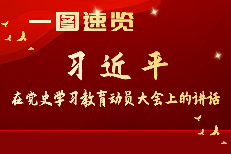 一图速览！习近平在党史学习教育动员大会上的讲话