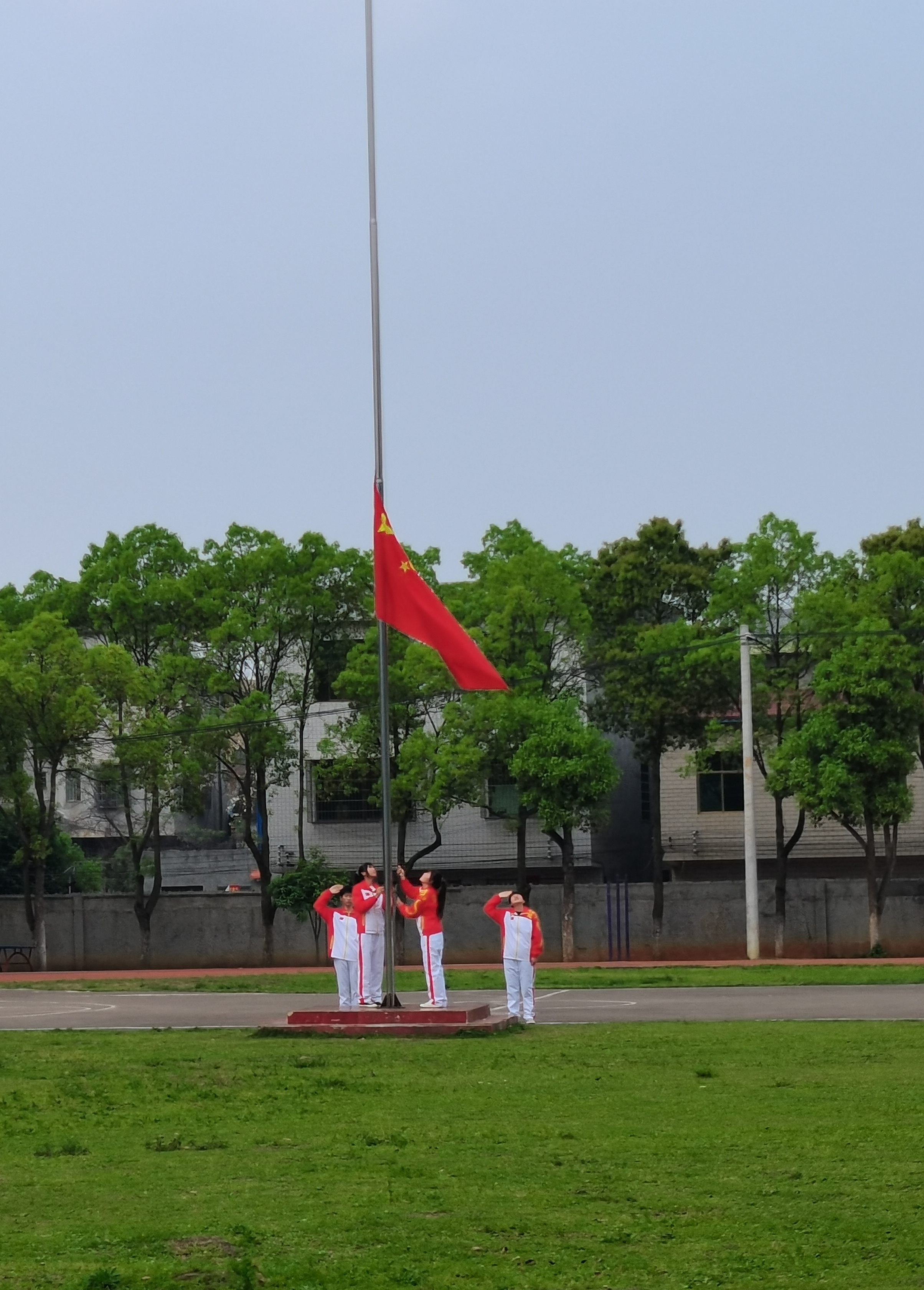 升旗仪式站位图片图片