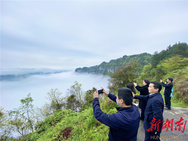 湘西州美丽办到龙山县调研指导美丽乡村建设工作