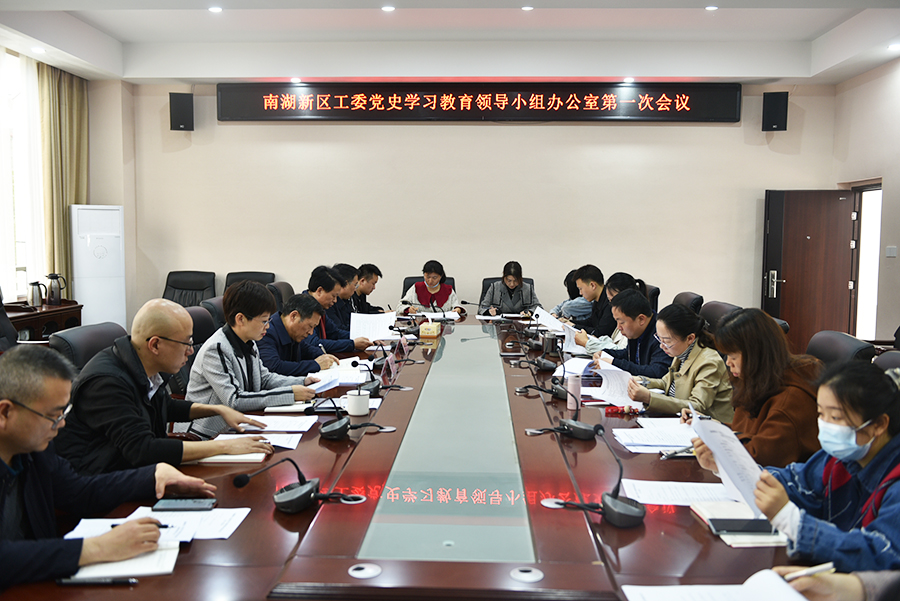 区工委党史学习教育领导小组办公室第一次会议召开