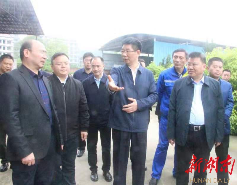 刘事青赴新邵县督办涉工贸领域重点信访件整改工作