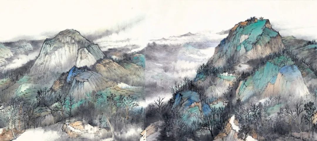 文衡山山水画图片