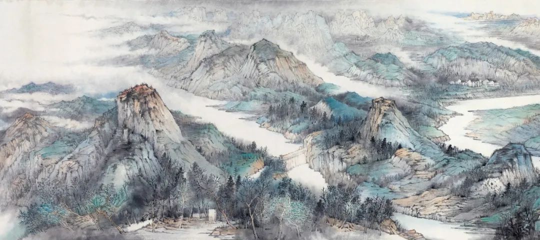 文衡山山水画图片