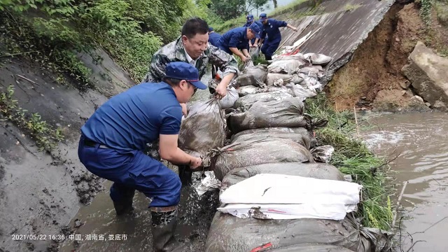 涟源市严阵以待防大汛