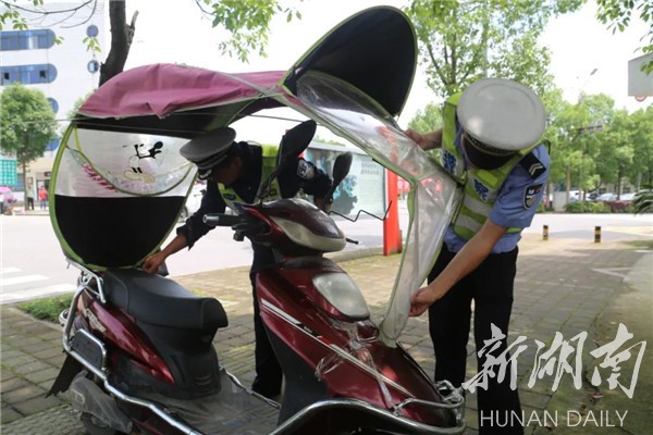 韶山交警开展交通问题顽瘴痼疾集中整治“百日攻坚”行动