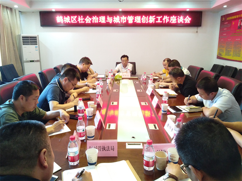 鹤城区召开社会治理与城市管理创新工作座谈会
