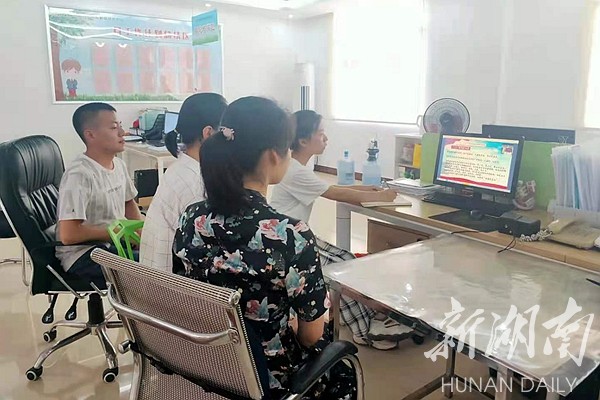 双牌县各级团组织集中线上学习防溺水知识