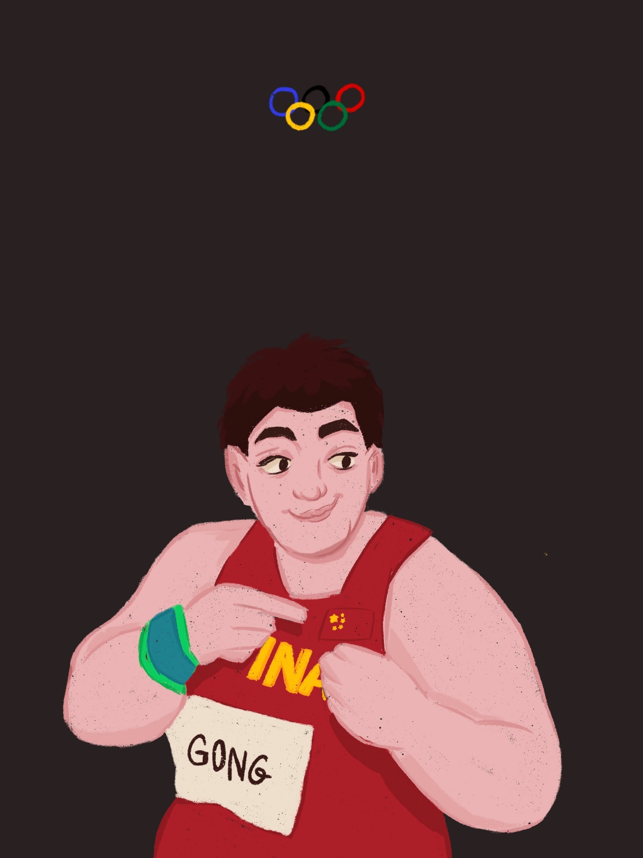 2020东京奥运会收官 38张手绘可可爱爱的中国夺金时刻