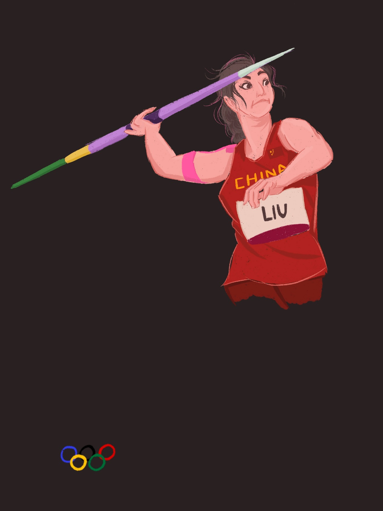 2020东京奥运会收官 38张手绘可可爱爱的中国夺金时刻