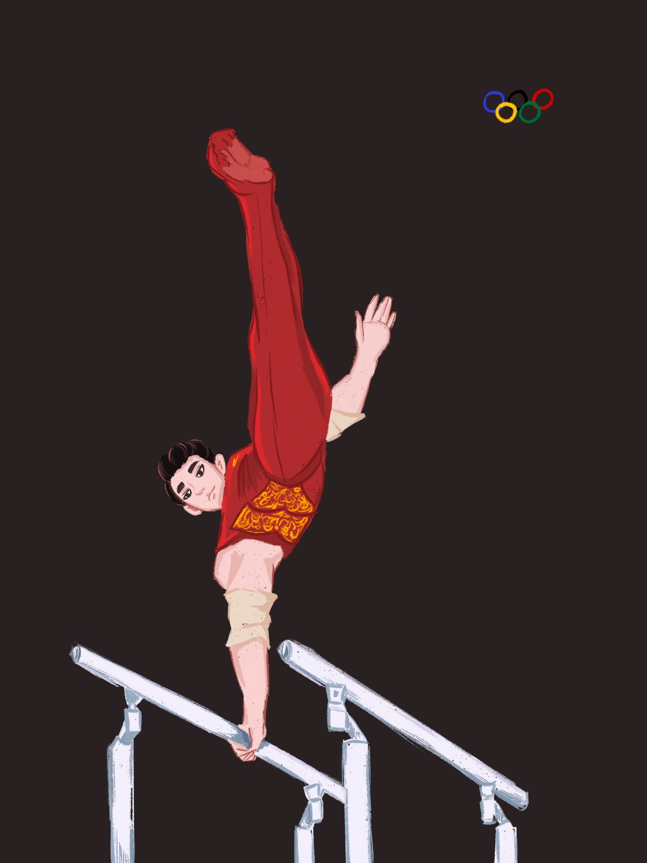 2020东京奥运会收官 38张手绘可可爱爱的中国夺金时刻