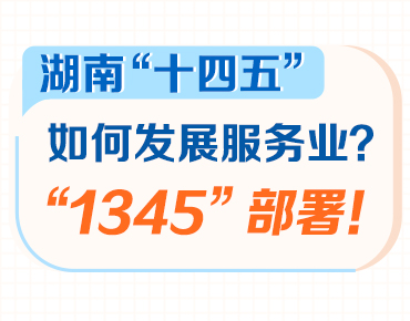 政策简读丨湖南“十四五”如何发展服务业？“1345”部署！